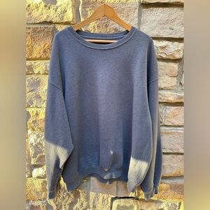 Fruit of the Loom Preloved Blank Gray Crewneck Cotton/Poly Sweater/Sweatshirt 2X